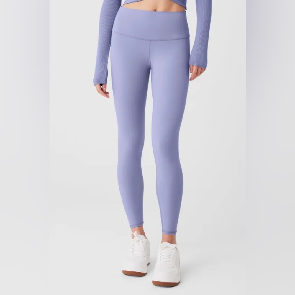 Alo Lavender High-Waisted Airbrush Leggings - Large